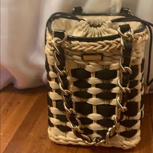 Kate spade wicker bucket bag